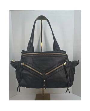 Botkier Trigger real Leather Satchel with gold accents- EUC